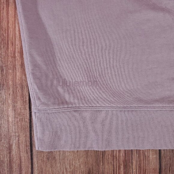 *READ* Lululemon Womens Size 10 Perfectly Oversized Crew Sweatshirt Lavender - Picture 5 of 8